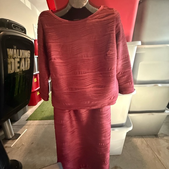 Elegant Pink Women's Skirt Set mp75 - Picture 1 of 8